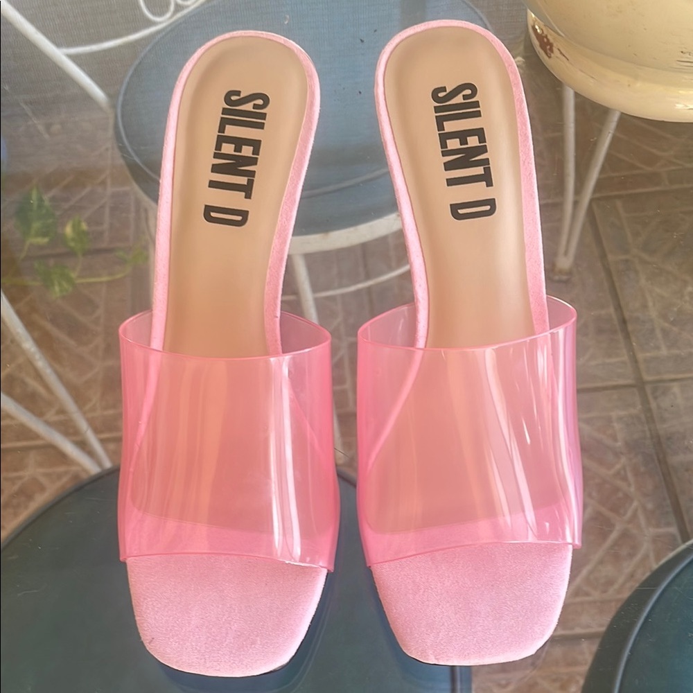 Anthropolgie Silent D  Pink Women's Slide Sandals